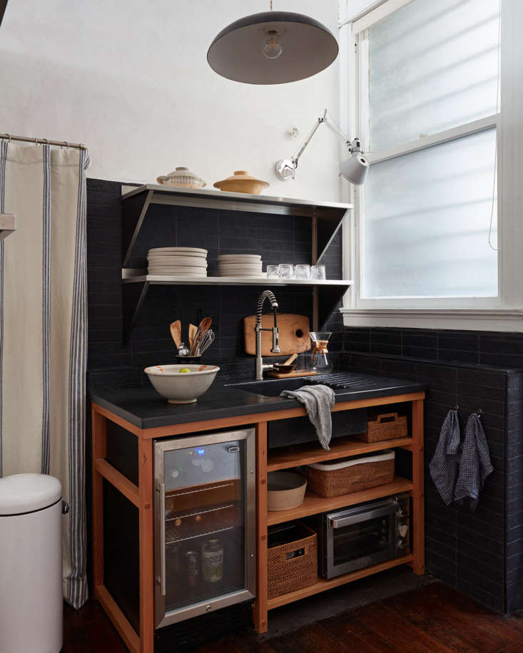 Steal This Look: A Small, Chic Kitchenette for a Creative Studio in SF