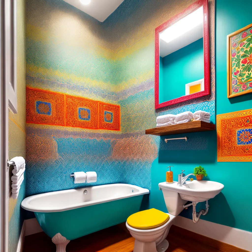 Lavabos com estilo mexicano: como incorporar cores e padrões vibrantes