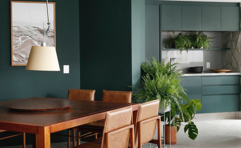 Decore sua casa com Marrs Green, a cor favorita do mundo